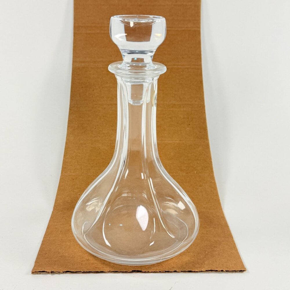 Crystal Glass Decanter With Stopper By Cristal France 24% PbO